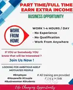 Work from home Available for student ,house wife  and job persons
