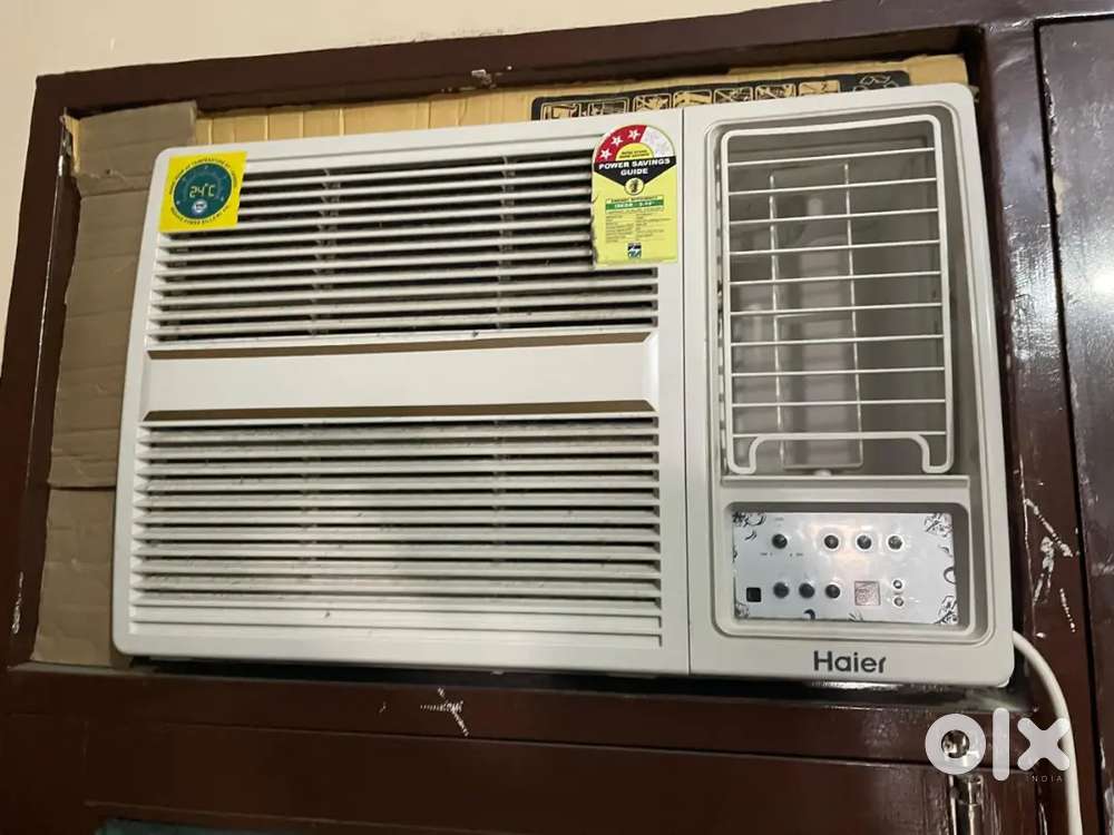 3 Month Used Haier Window AC + Stabilizer  Super Cooling  Panipat