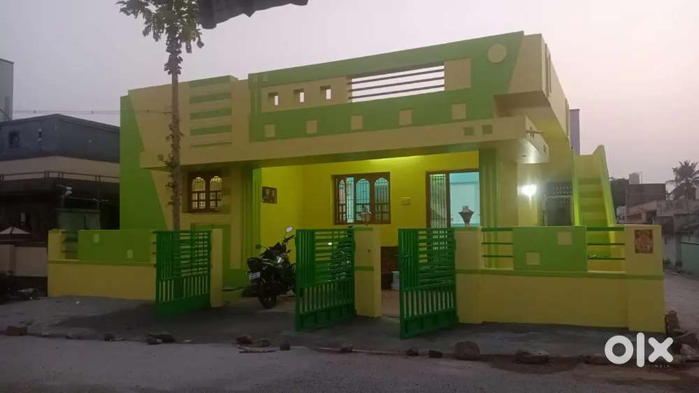 New House with newly painted