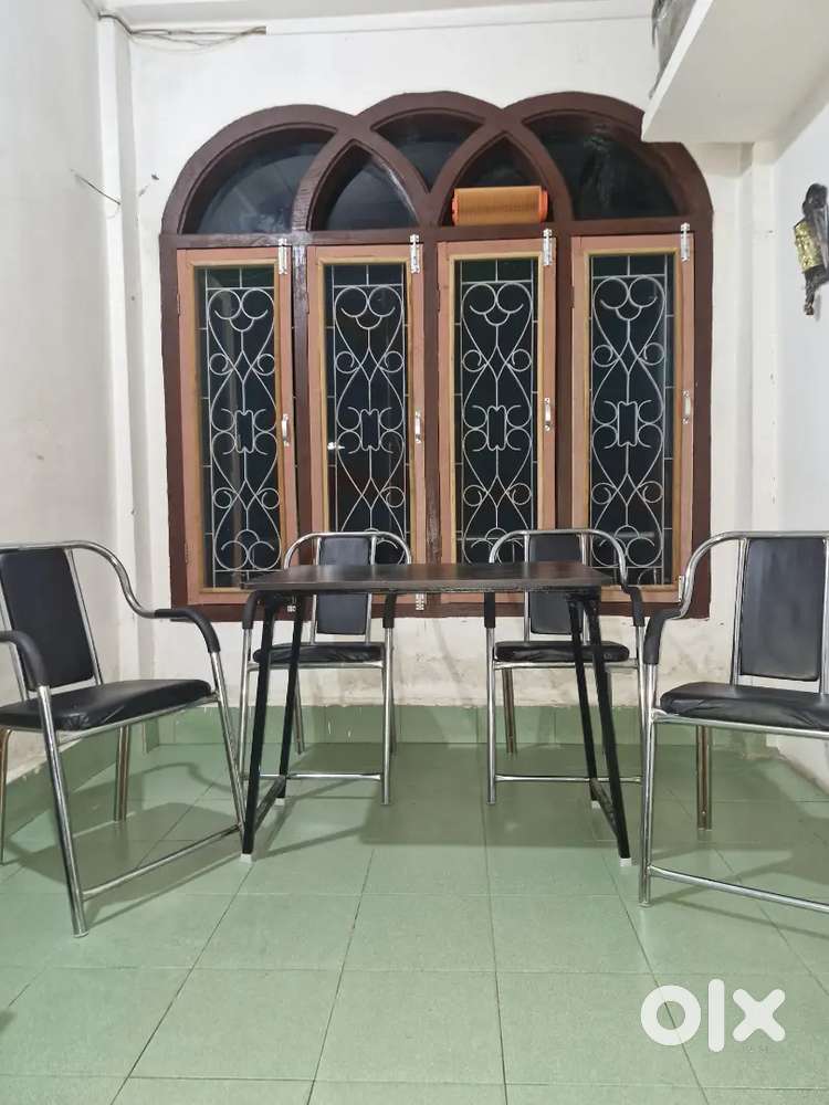 Chair and table
