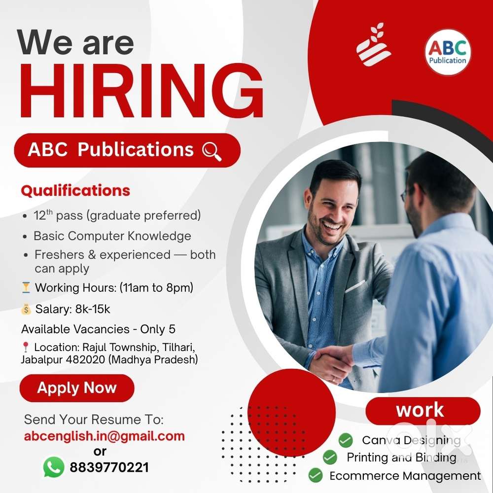 Job available for Canva designing & General e-commerce work