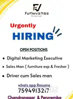 Furniture sales
