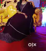 Ethnic gown with dupatta for women