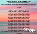 Invest 10 Lakhs Cash & Get 15000 Every Month Interest With Security