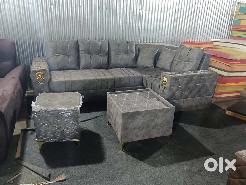 L shape Sofa with affordable price available in Starf Furniture.