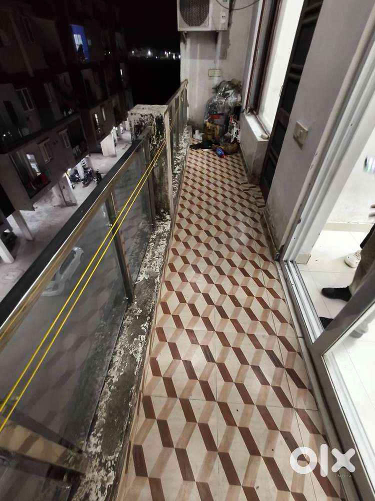 2bhk half furnished flat gated society peermuchala dhakoli