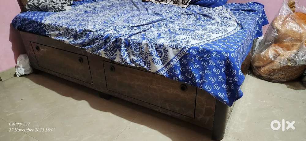 Double Bed with storage