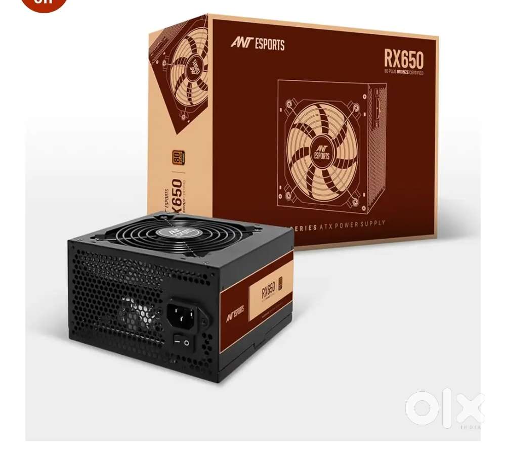Ant Esports RX650 650 Watt 80 Plus Bronze Certified Power Supply/PSU