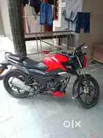 TVs raider 125cc 2023 model red black colour and
