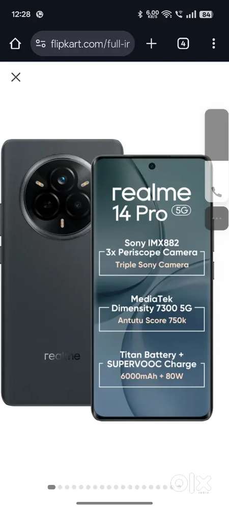 Realme 14 Pro 8,256GB 1 month old phone