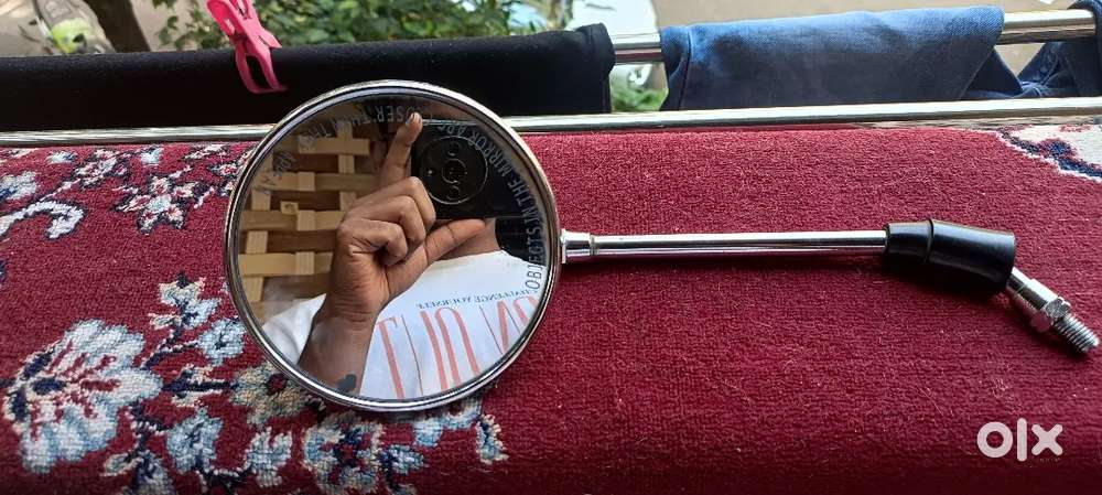 FIEM Royal Enfield left rear view mirror.