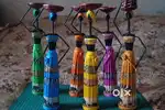 Handcrafted Newspaper dolls