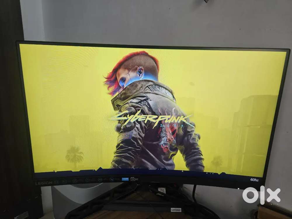 Lenovo legion curved gaming monitor under warranty 240hz with box