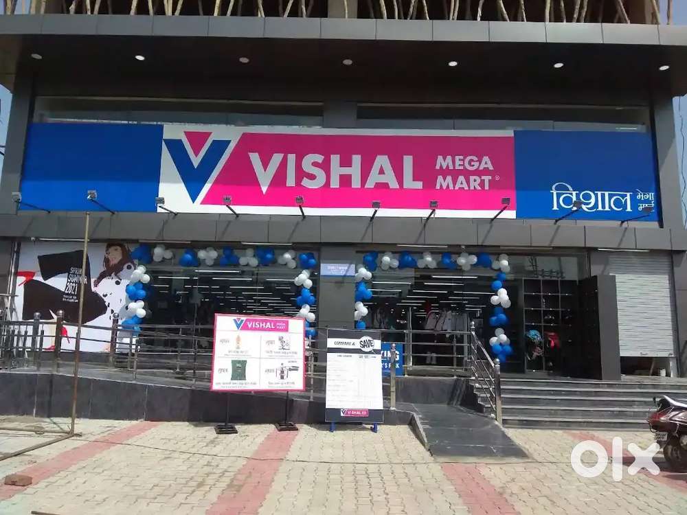 URGENT HIRING VISHAL MEGA MART MALE AND FEMALE BOTH CAN APPLY.