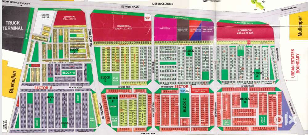 2 side open plot normal location.