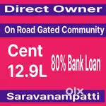 On Road Gated Community Plots At Saravanampatti Keeranatham 12.9L