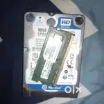 Hard disk 512Gb HDD & 2GB DDR3 RAM