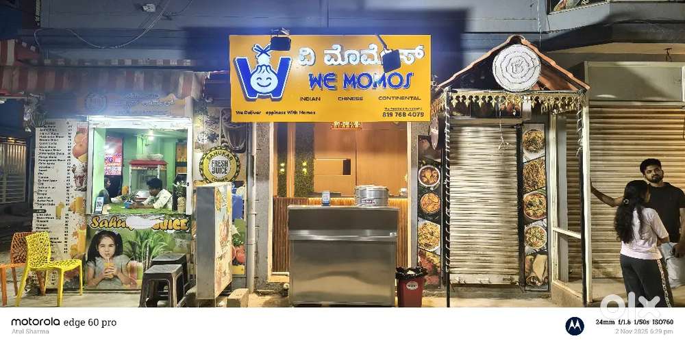 Momos shop full furnished with equipment for sale