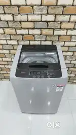 :£(Lg turbodrum 5star rating silver and black colour topload machine
