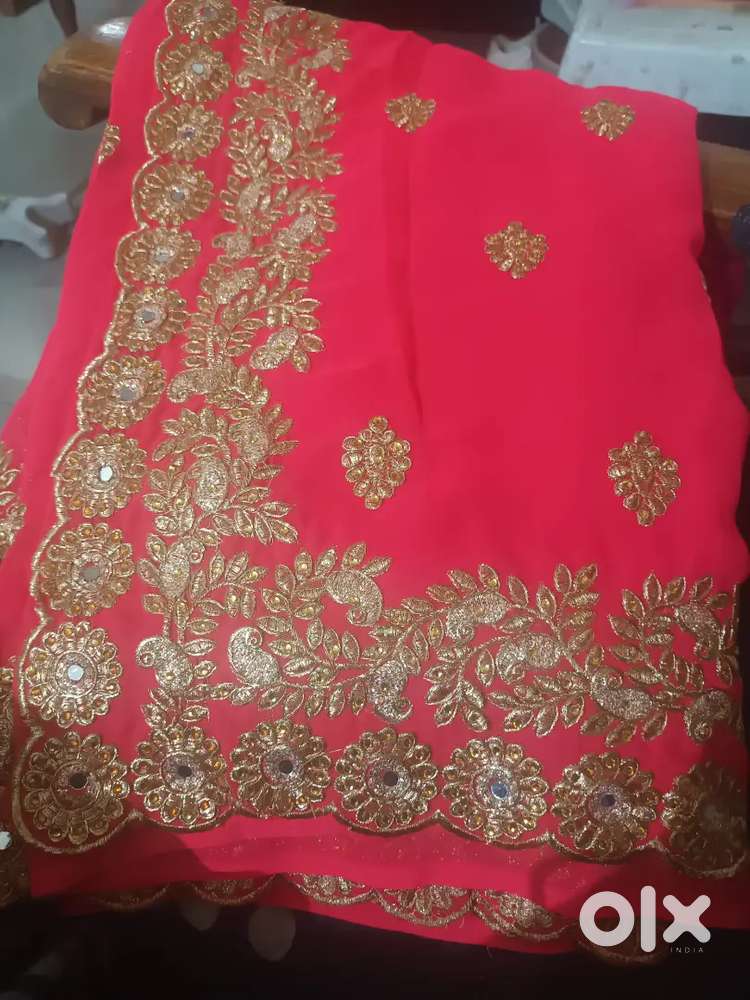 Heavy work saree