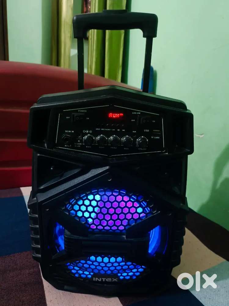 Intex Portable Trolley Bluetooth Speaker 60 Watts Damdar Sound