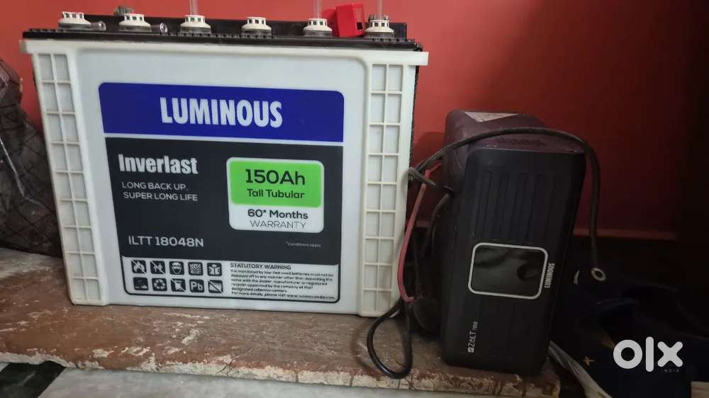 Luminous inverter and battery