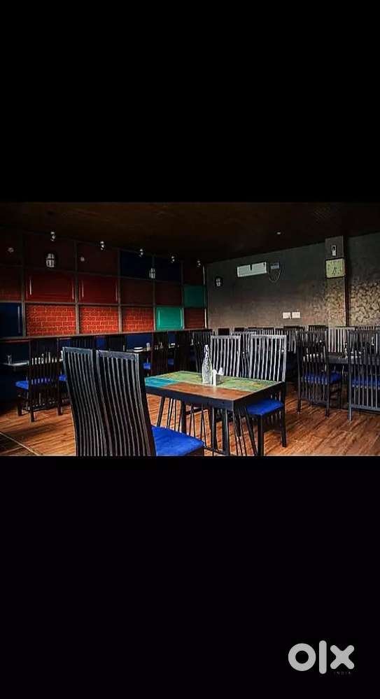 Restraunt cafe dining chair and table