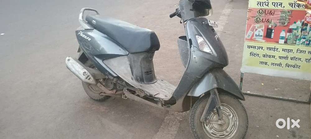 Hero honda pleasuer condition ok body damage no repasing