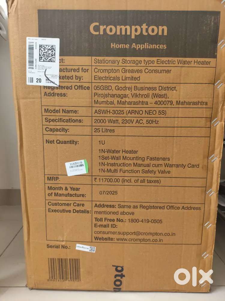 Crompton Geyser 25 L