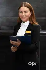 Hostess in hotel field