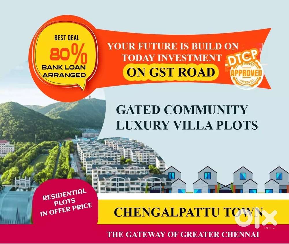 Premium Residential Plots with world class amenities onroad GST.