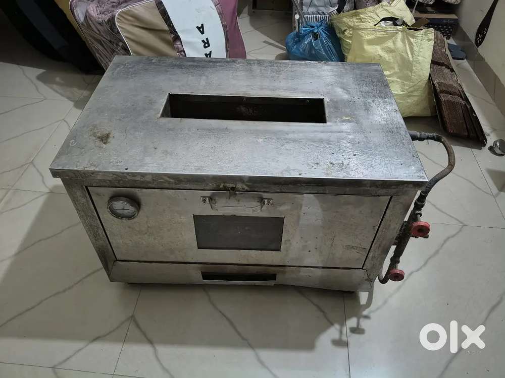 Gas pizza machine oven