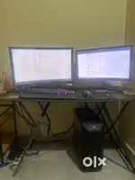 Gaming PC with 2 Gaming Monitors