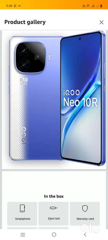 Iqoo Neo 10r 12/256