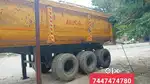 Trailer Trally 3axel. 30cu/ft. VANDANA/TATA HUB. Complete Jack setup.