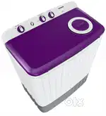 Samsung 6 kg 5 star Semi Automatic Top Load White-Grey-Purple