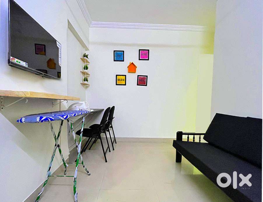 Lavish Furnished Shared Flat In Malad West For Males - No brokerage