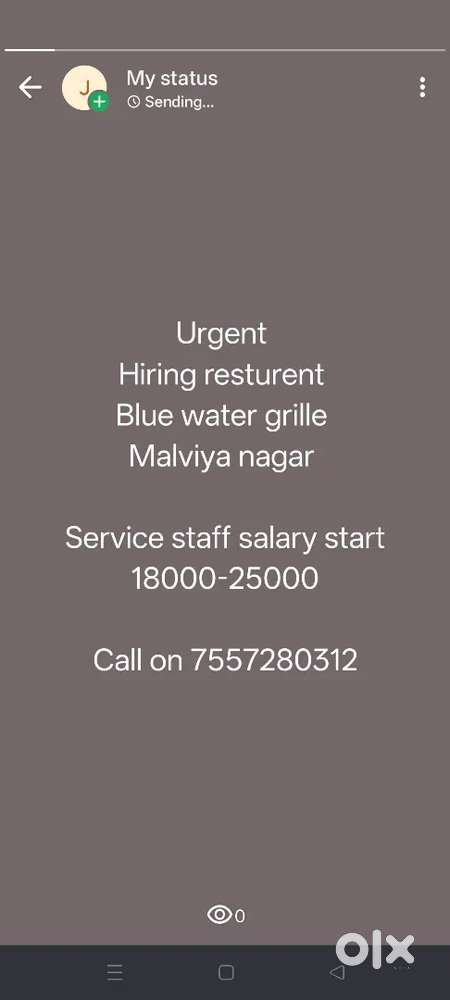 Need good comnication person soo serve a food and take a order