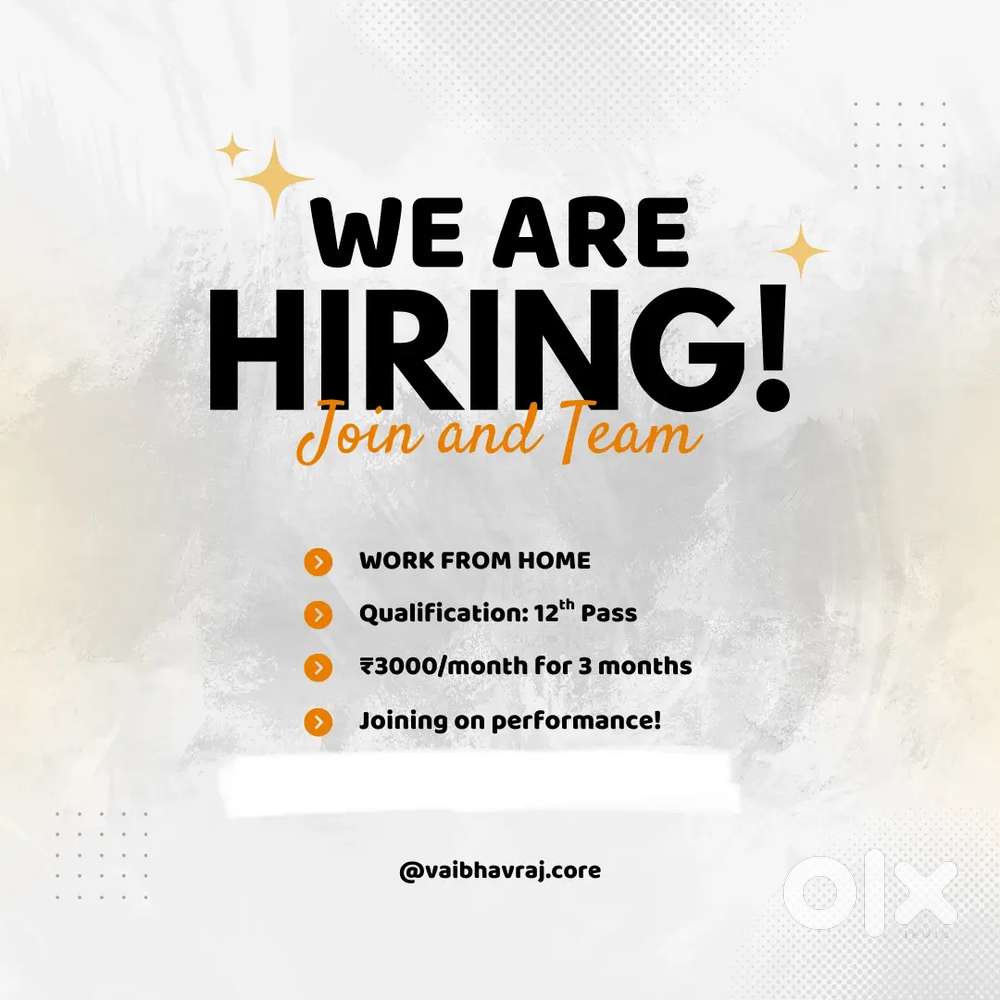 Work From Home Fixed Salary