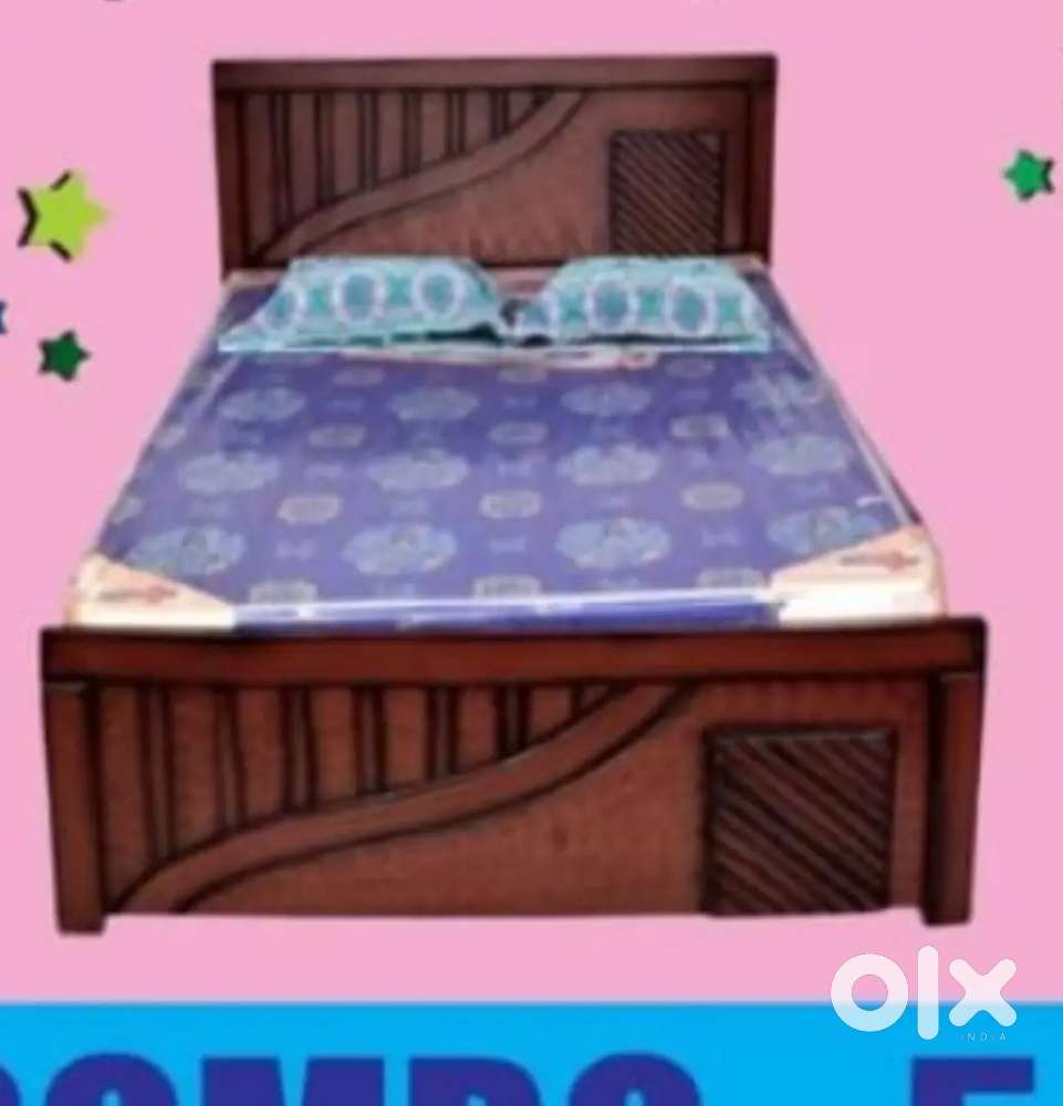 Cot without storage size 4x6 price 4250