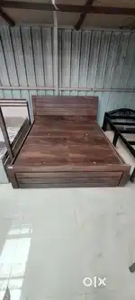 Brand new double bed with storage
