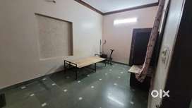 Only single room attach let bath with bed table chair fan