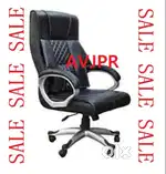 New Leatherette Black High Back Office Chair