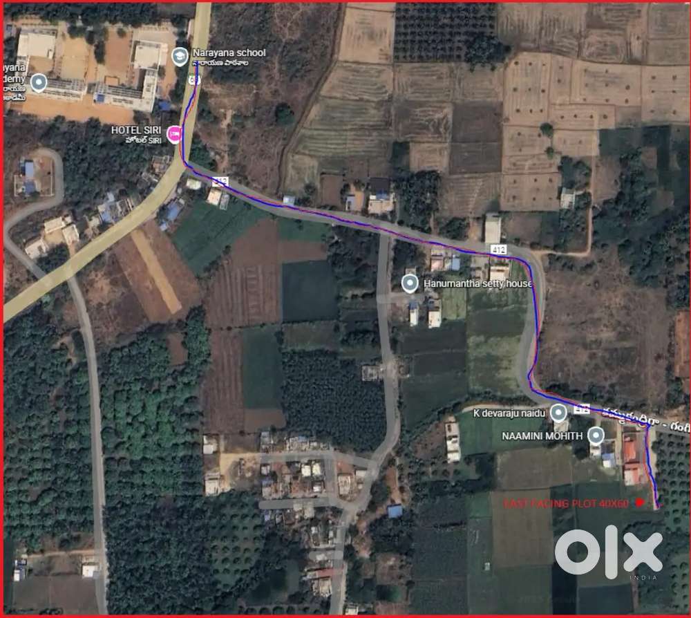 Residential plot for sale in Ramachandra Puram Road  Tirupati