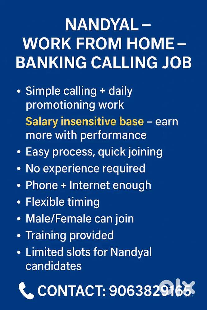 WORK FROM HOME BANKING PROSESS