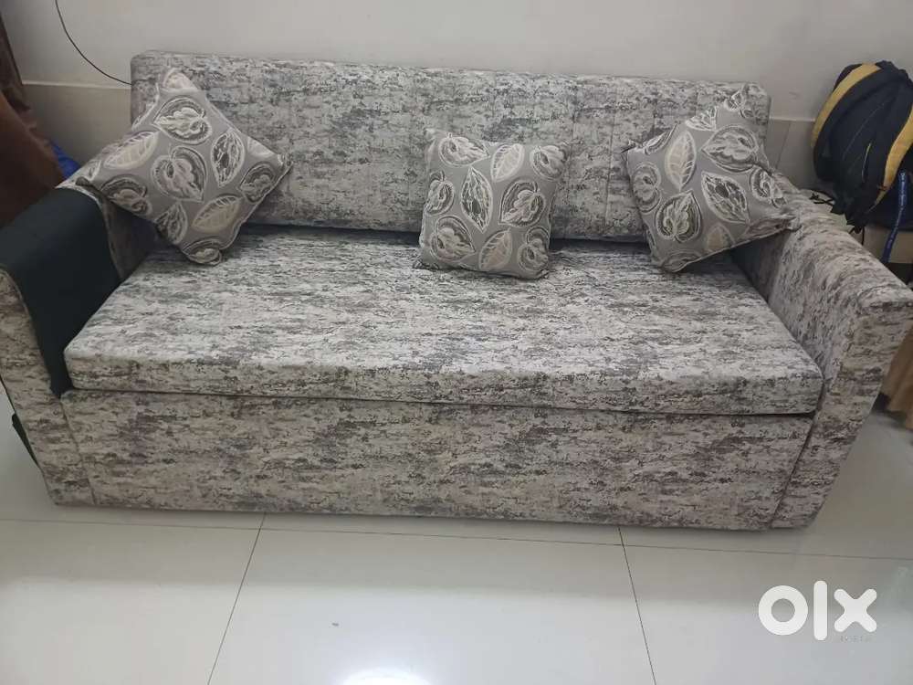 Sofa cum bed with storage