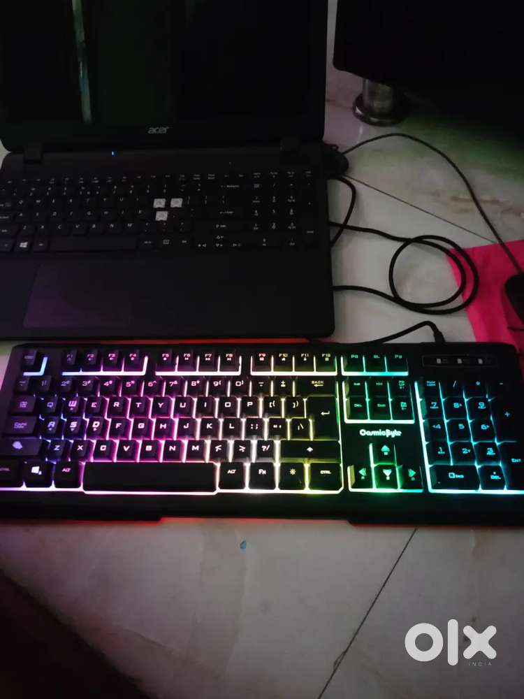 Rgb keyboard @cosmic byte only 3 months used