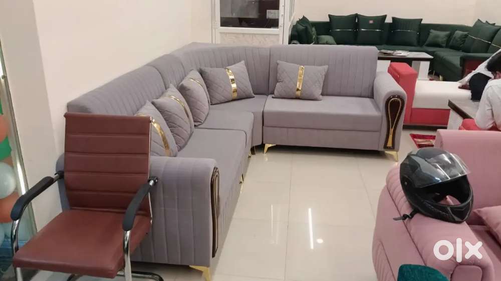 L SHAPE SOFA WITH CHESTERFIELD MODEL AT STARF PREMIUM FURNITURE