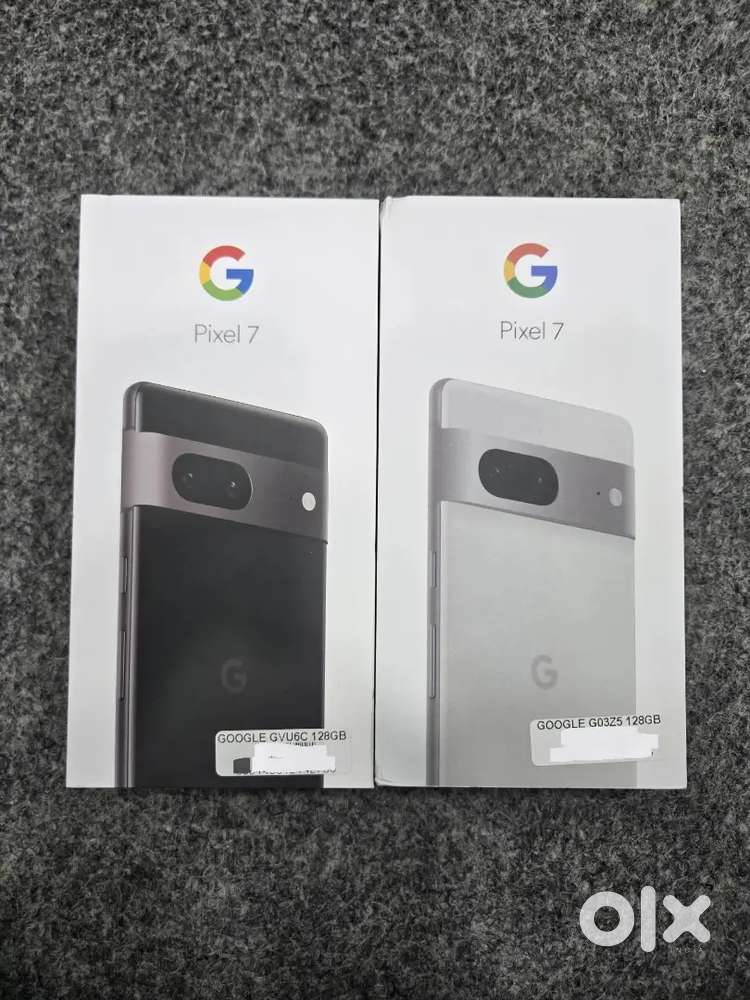 Google pixel 7 (128gb 8gb ram) 5g fresh open box with all accessories
