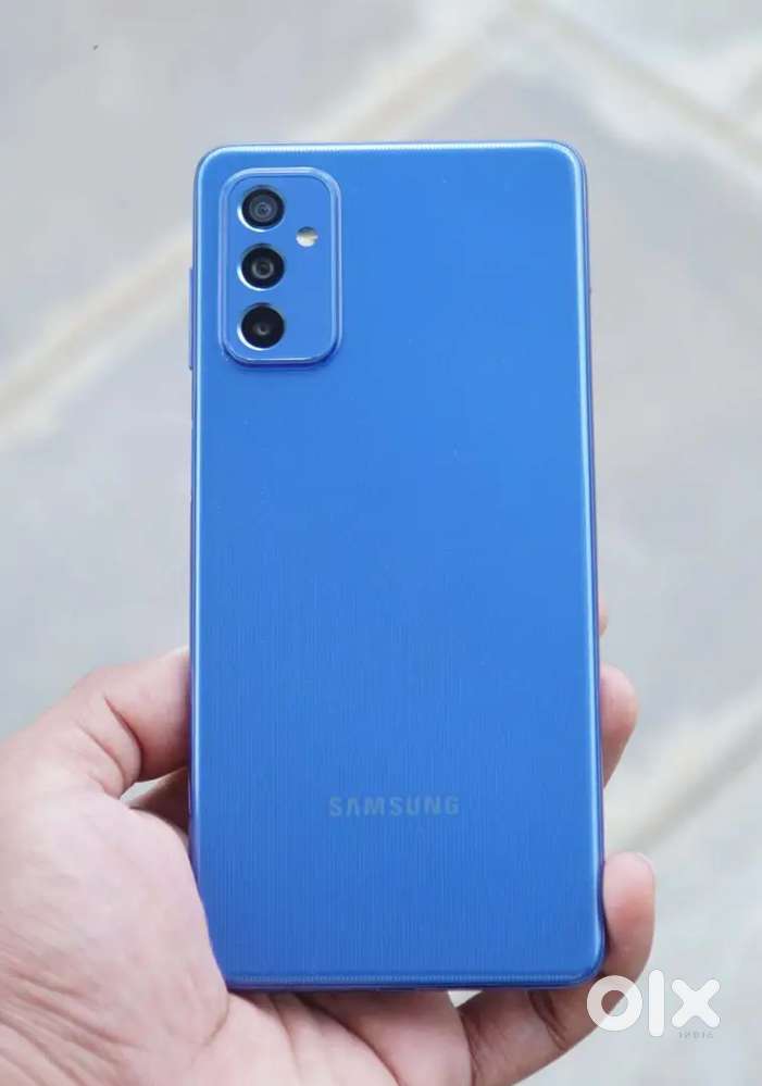 Galaxy M52 5g premium glass back phone